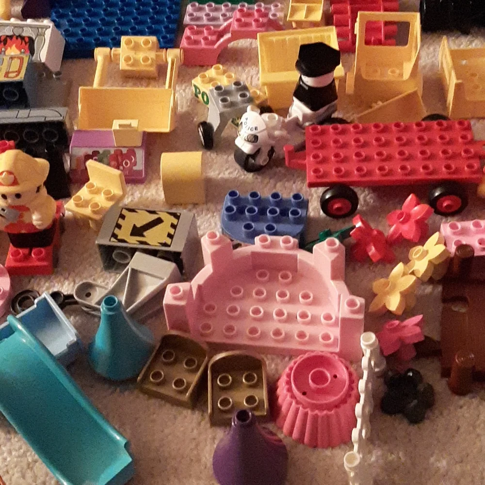 Assorted Lego Duplo Building Blocks